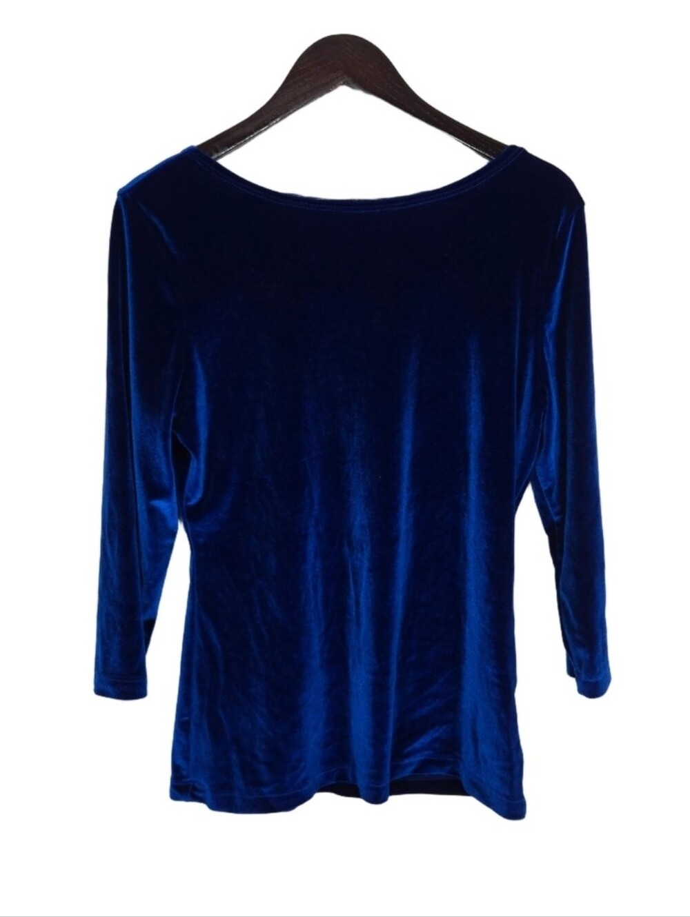 Boston Proper blue off the shoulder top